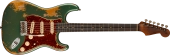 Fender Custom Shop - Limited Edition Roasted 61 Stratocaster Super Heavy Relic, Rosewood Fingerboard - Sherwood Green over Sunburst