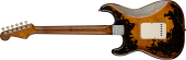Limited Edition Roasted \'61 Stratocaster Super Heavy Relic, Rosewood Fingerboard - Aged Black over 3-Colour Sunburst