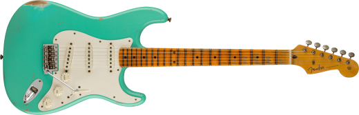 Fender Custom Shop - Limited Edition Fat 50s Stratocaster Relic, 1-Piece Maple Neck - Super Faded Aged Seafoam Green