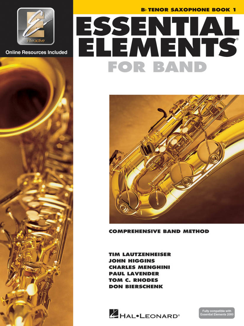 Essential Elements for Band Book 1 - Tenor Saxophone - Book/Media Online (EEi)
