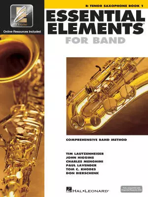 Hal Leonard - Essential Elements for Band Book 1 - Tenor Saxophone - Book/Media Online (EEi)