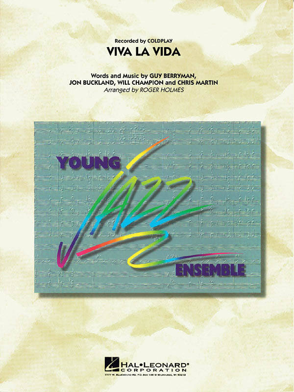 Viva La Vida - Coldplay/Holmes - Jazz Ensemble - Gr. 3