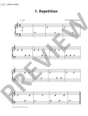 The Classical Piano Method, Finger Fitness 1 - Heumann - Piano - Book
