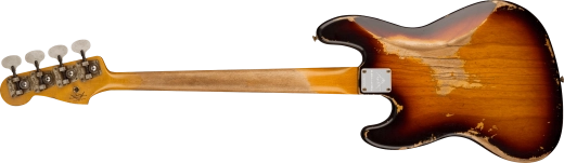 Limited Edition Custom Jazz Bass Heavy Relic, Rosewood Fingerboard - Faded Aged 3-Colour Sunburst