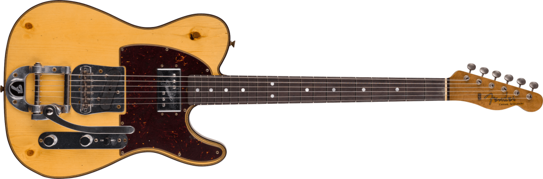 Limited Edition Cunife Telecaster Custom Journeyman Relic, Rosewood Fretboard - Aged Amber Natural