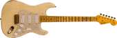 Fender Custom Shop - Limited Edition 55 Bone Tone Stratocaster Relic, Flame Maple Fingerboard - Aged Honey Blonde