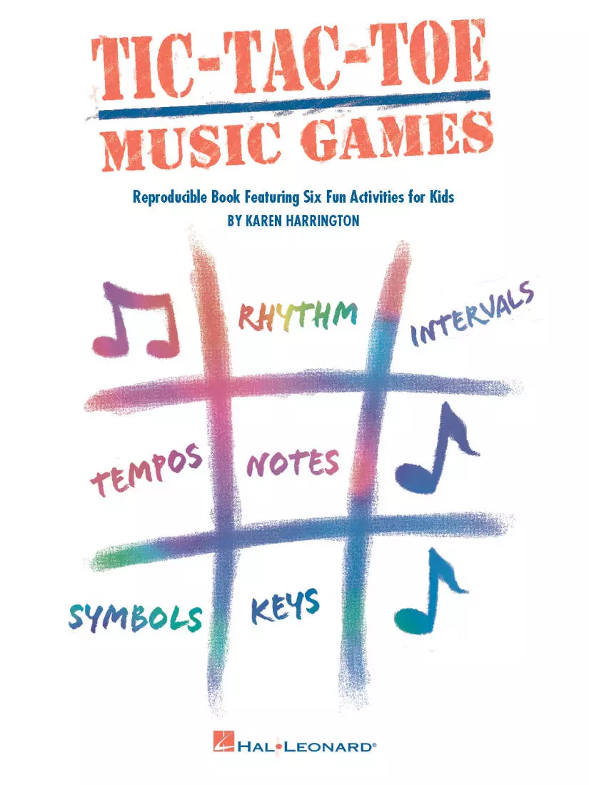 Tic-Tac-Toe Music Games - Harrington - Book