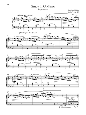 Selected Piano Studies, Opus 45 & 46 - Heller/Westney - Piano - Book/Audio Online