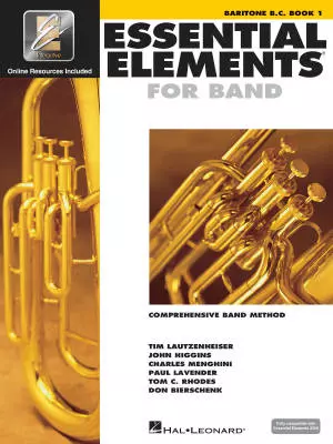 Hal Leonard - Essential Elements for Band - Livre 1 - Baryton (Cl de fa) - Livre/Mdia en ligne