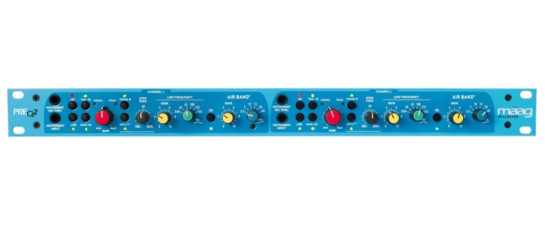 PREQ2 Dual Microphone Preamp with EQ