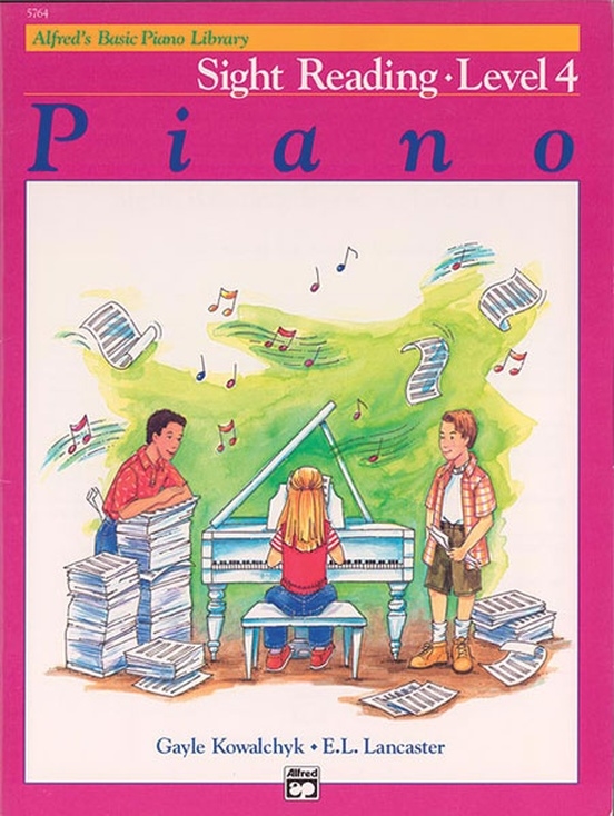 Alfred\'s Basic Piano Library: Sight Reading Book 4 - Piano - Book