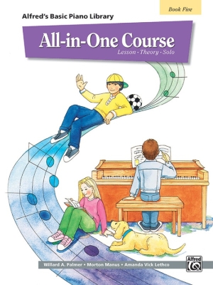Alfred\'s Basic All-in-One Course, Book 5 Palmer/Manus/Lethco - Piano - Book