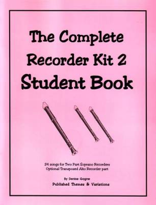 Themes & Variations - Recorder Resource Student Book 2 - Gagne - Book