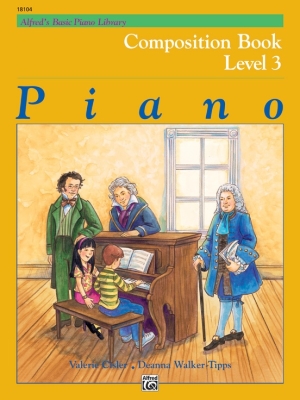 Alfred Publishing - Alfreds Basic Piano Library: Composition Book 3 - Piano - Book