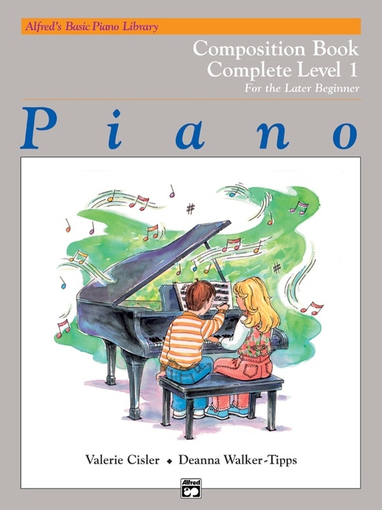 Alfred\'s Basic Piano Library: Composition Book Complete 1 (1A/1B) - Piano - Book