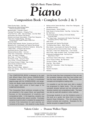 Alfred\'s Basic Piano Library: Composition Book Complete 2 & 3 - Piano - Book