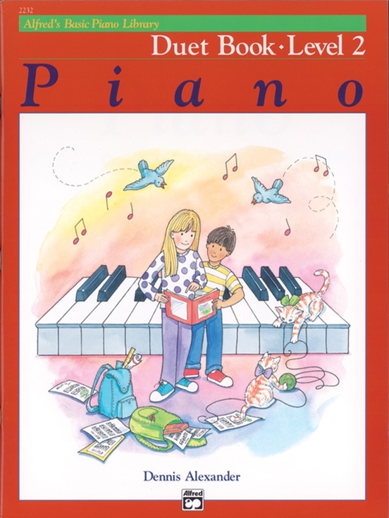 Alfred\'s Basic Piano Library: Duet Book 2 - Alexander - Piano Duets (1 Piano, 4 Hands) - Book