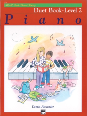 Alfred Publishing - Alfreds Basic Piano Library: Duet Book 2 - Alexander - Piano Duets (1 Piano, 4 Hands) - Book