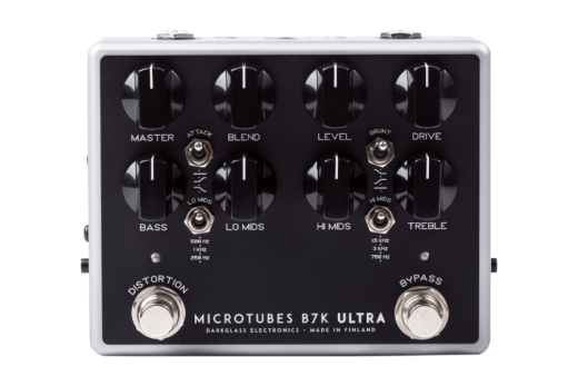 B7K V2  Ultra Microtubes Overdrive Pedal with AUX Input