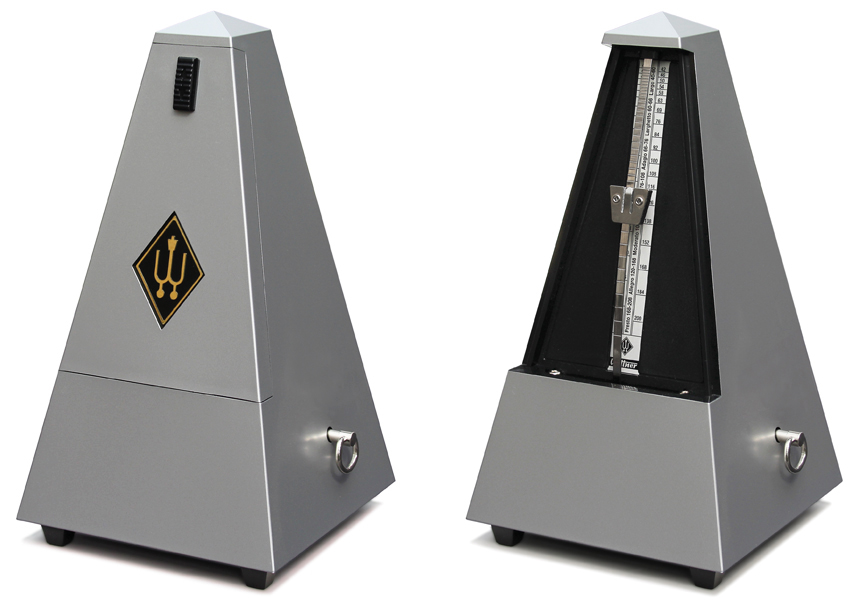 Designer Series Plastic Maelzel Metronome - Light Silver