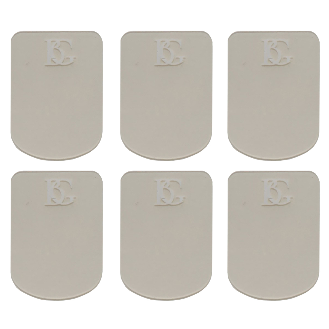 Small Transparent Mouthpiece Cushions - 6 Pack