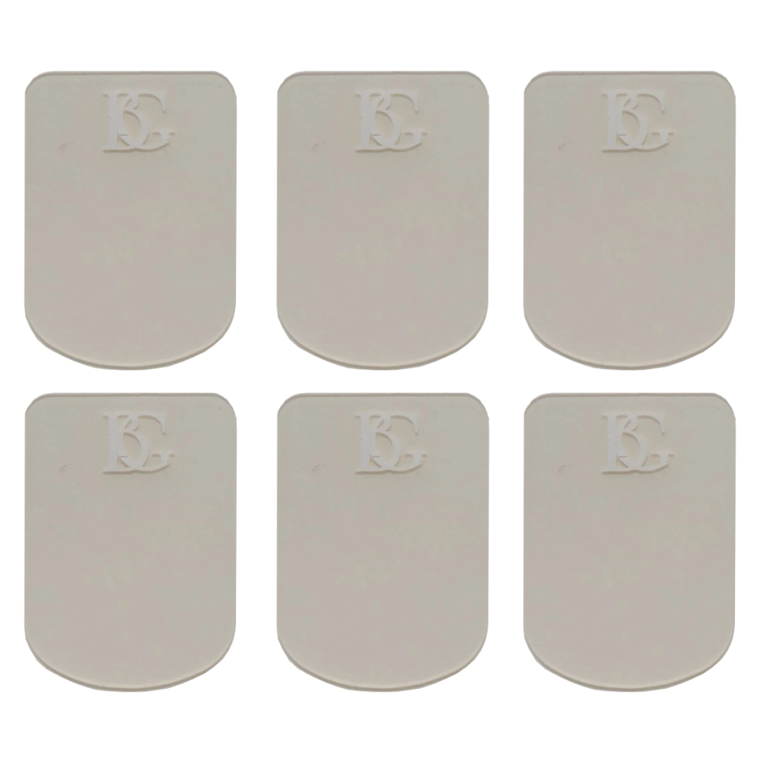 Small Transparent Mouthpiece Cushions - 6 Pack