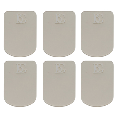 Small Transparent Mouthpiece Cushions - 6 Pack