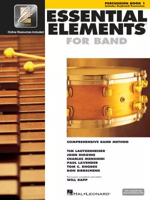 Hal Leonard - Essential Elements for Band - Livre 1 - Percussions - Livre/Mdia en ligne