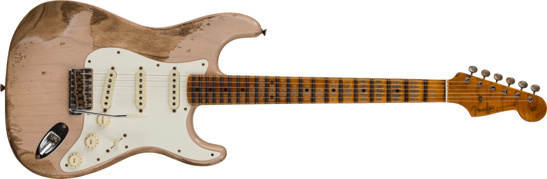 Limited Edition Red Hot Stratocaster Super Heavy Relic, Maple Fingerboard - Aged Dirty White Blonde