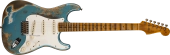 Fender Custom Shop - Limited Edition Red Hot Stratocaster Super Heavy Relic, Maple Fingerboard - Aged Lake Placid Blue