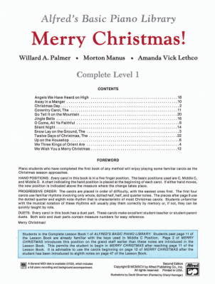 Alfred\'s Basic Piano Library: Merry Christmas! Complete Book 1 (1A/1B) - Piano - Book