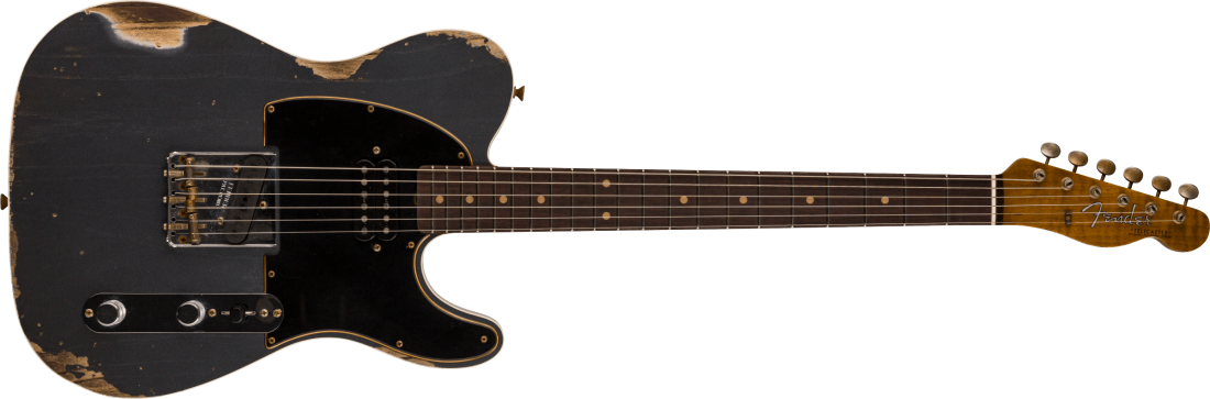 Limited Edition HS Telecaster Custom Relic, Rosewood Fingerboard - Aged Charcoal Frost Metallic