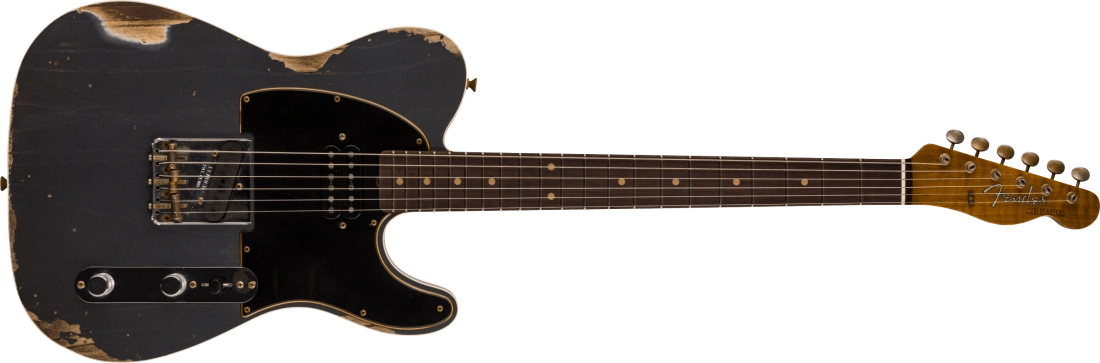 Limited Edition HS Telecaster Custom Relic, Rosewood Fingerboard - Aged Charcoal Frost Metallic