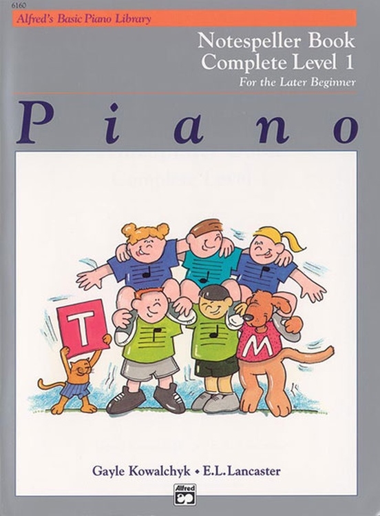 Alfred\'s Basic Piano Library: Notespeller Book Complete 1 (1A/1B) - Kowalchyk/Lancaster - Piano - Book