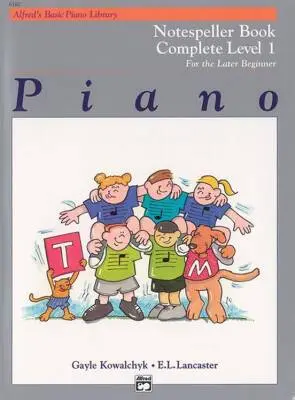 Alfred Publishing - Alfreds Basic Piano Library: Notespeller Book Complete 1 (1A/1B) - Kowalchyk/Lancaster - Piano - Book