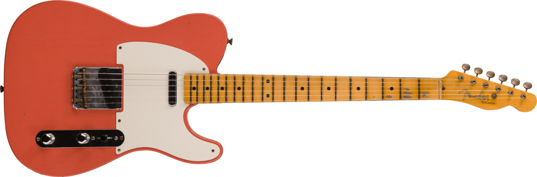 Limited Edition Tomatillo Telecaster Journeyman Relic, Maple Neck - Super Faded Aged Tahitian Coral