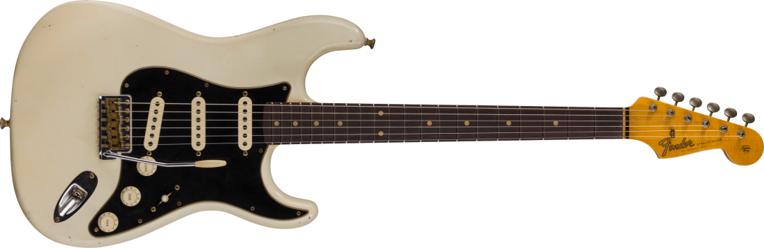 Postmodern Stratocaster Journeyman Relic, Rosewood Fingerboard - Aged Olympic White