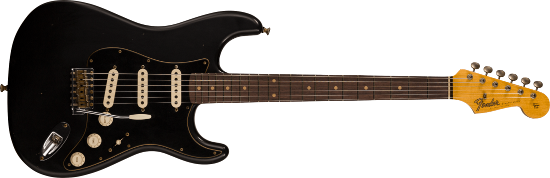 Postmodern Stratocaster Journeyman Relic, Rosewood Fingerboard - Aged Black