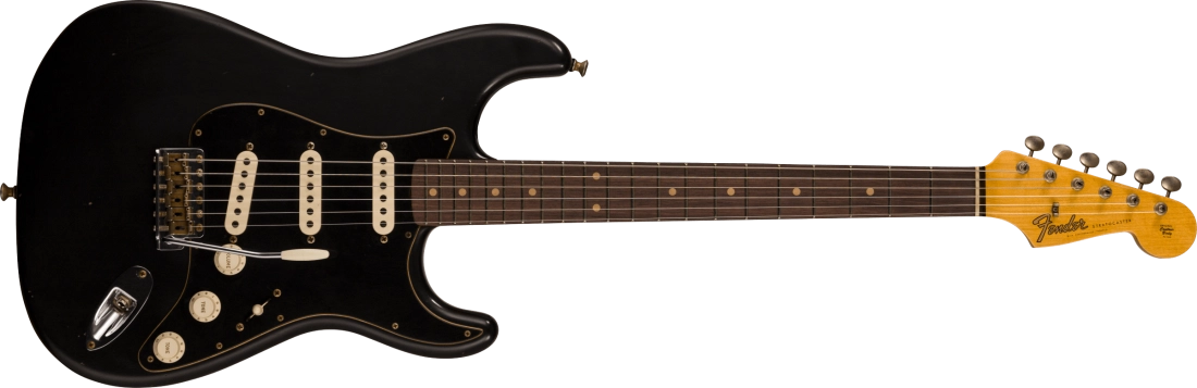 Postmodern Stratocaster Journeyman Relic, Rosewood Fingerboard - Aged Black