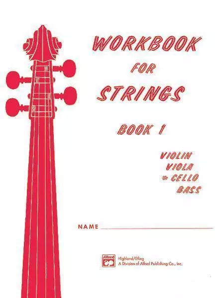 Workbook for Strings, Book 1