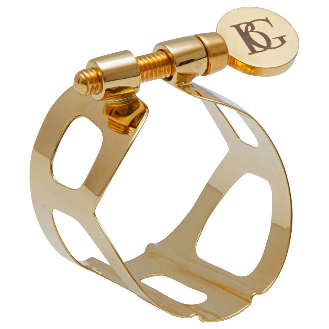 Alto Saxophone Ligature - Gold Lacquer