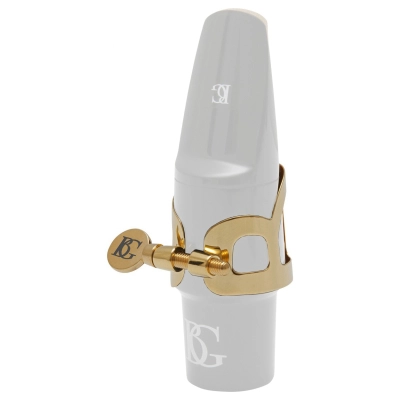 Alto Saxophone Ligature - Gold Lacquer