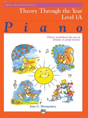 Alfred Publishing - Alfreds Basic Piano Library: Theory Through the Year Book 1A - Piano - Book