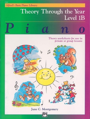 Alfred Publishing - Alfreds Basic Piano Library: Theory Through the Year Book 1B - Piano - Book