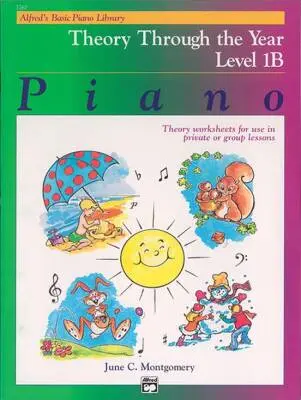 Alfred Publishing - Alfreds Basic Piano Library: Theory Through the Year Book 1B - Piano - Book