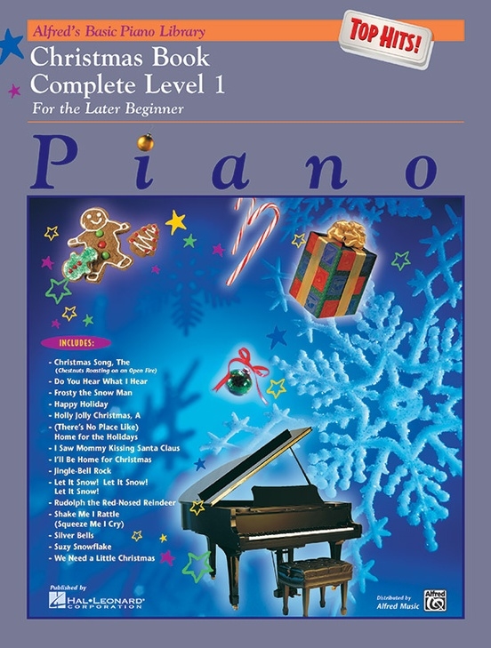 Alfred\'s Basic Piano Library: Top Hits! Christmas Book Complete 1 (1A/1B) - Piano - Book