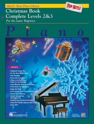 Alfred Publishing - Alfreds Basic Piano Library: Top Hits! Christmas Book Complete2 & 3 Piano Livre