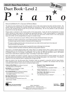 Alfred\'s Basic Piano Library: Top Hits! Duet Book 2 - Piano Duets (1 Piano, 4 Hands) - Book