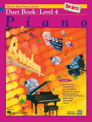 Alfred Publishing - Alfreds Basic Piano Library: Top Hits! Duet Book 4 Duos pour piano (1piano, 4mains) Livre