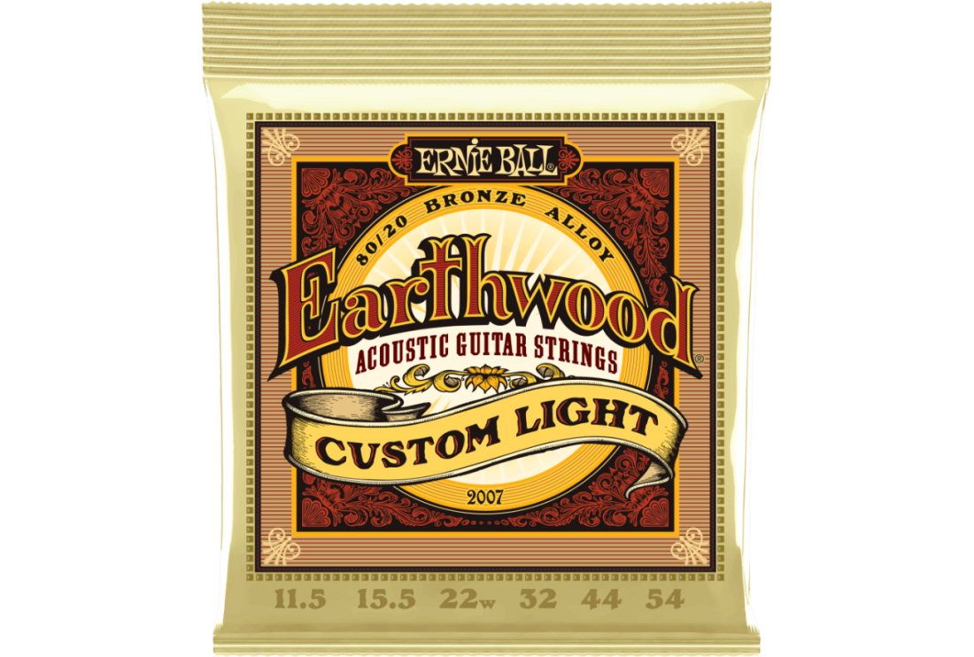 Earthwood Custom Light 80/20 Acoustic Guitar Strings - 11.5-54